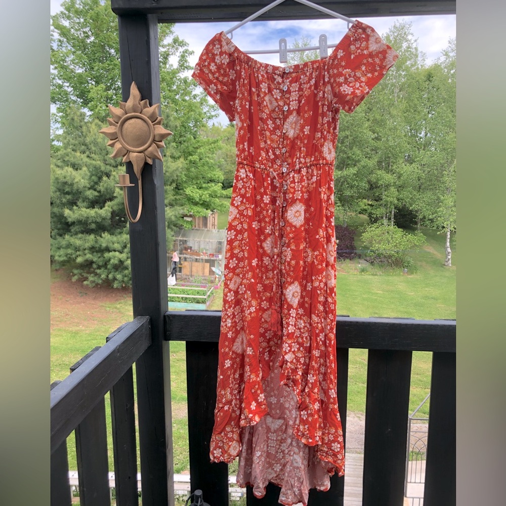 Abel the Label burnt orange dress